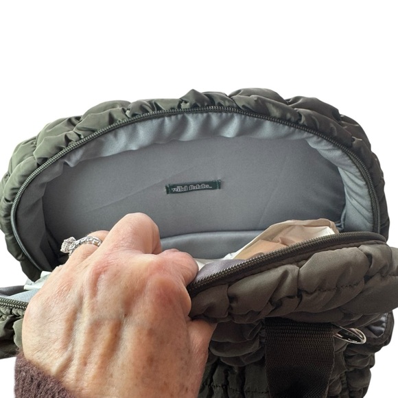 NWT Wild Fable Olive Quilted Backpack - Picture 6 of 11